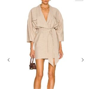 Alexandre Vauthier sand color dress size 36